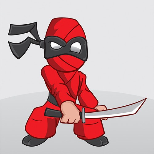 Ninja artwork with the title 'Enter the Ninja'