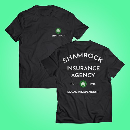 Accounting t-shirt with the title 'Shamrock T-shirt Design Entry'