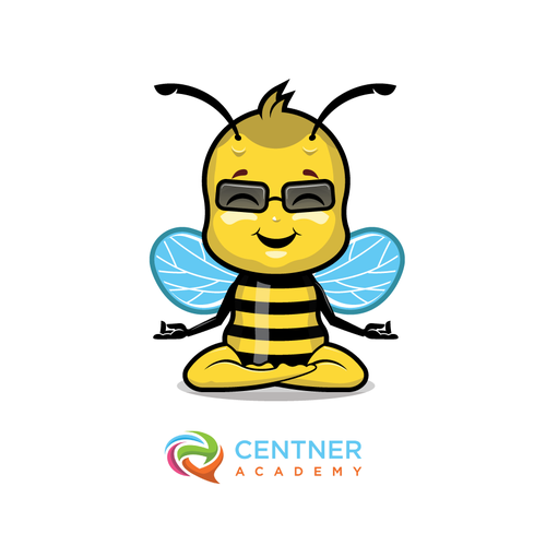 Calm design with the title 'Creating a new mascot design for an innovative school'