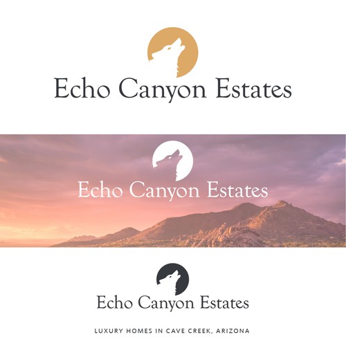 Gold logo with the title 'Logo Design'