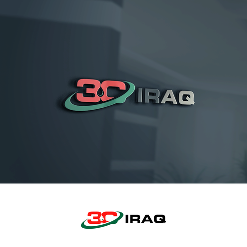 Utility logo with the title ' A logo for 3C Iraq construction and services company in Iraq.'