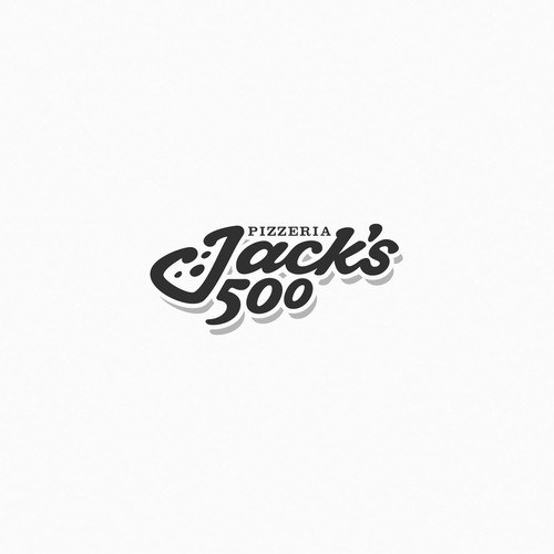 Pizza logo with the title 'Jack's pizzeria'