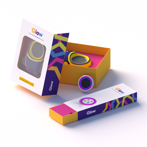 Toy packaging with the title 'Design of a Blister Pack for Minion Case'