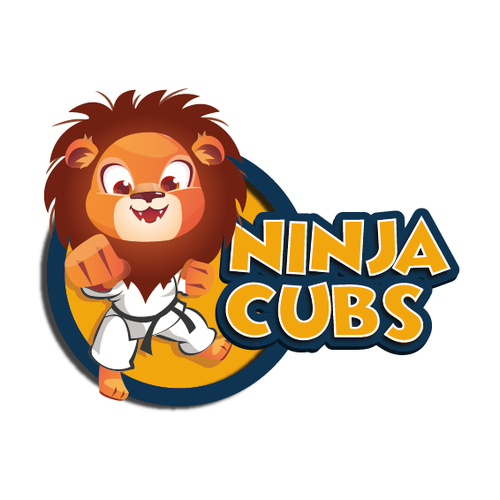 Karate logo with the title 'Ninja Cubs'