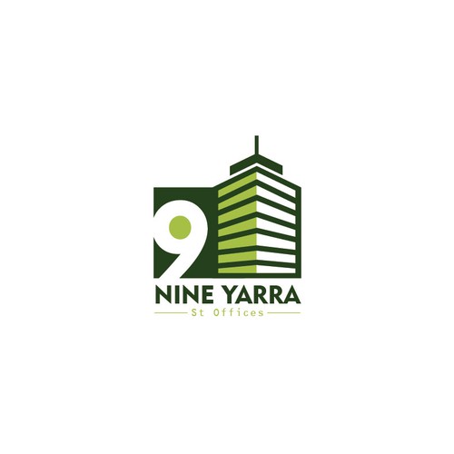 Desk logo with the title 'Nine Yarra St Office'