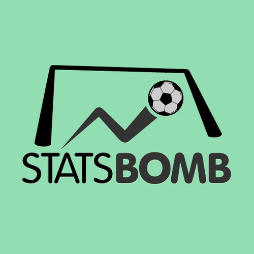 Statistics logo with the title 'Create the new logo for StatsBomb.com'