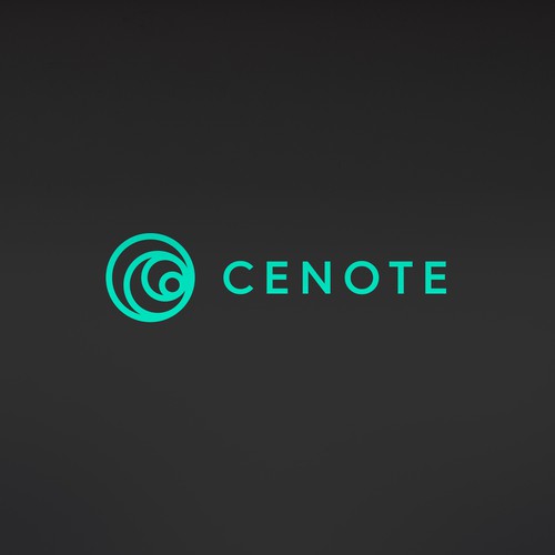 Collaboration logo with the title 'Cenote — a team collaboration software.'