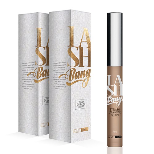 Creative label with the title 'MakeUp'