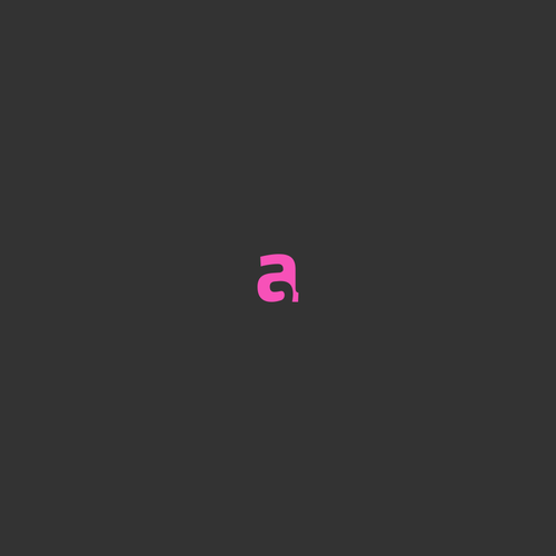 Pink brand with the title 'AG letter Logo'