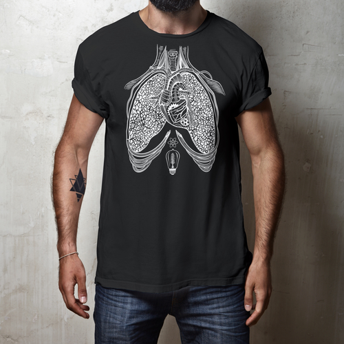 Science t-shirt with the title 'Science Insired T-shirt '