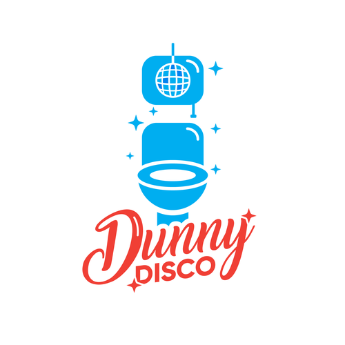 Glossy logo with the title 'Proposition de logo 'Dunny Disco''