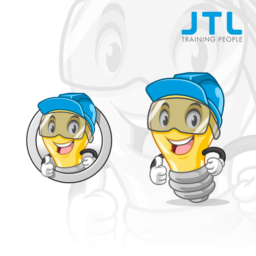 Bulb design with the title 'Mascot Design for JTL'