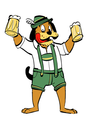 Beer illustration with the title 'Friendly Pharmacy Mascot.'