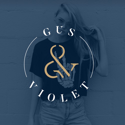 Ampersand logo with the title 'Ampersand monogram GV'