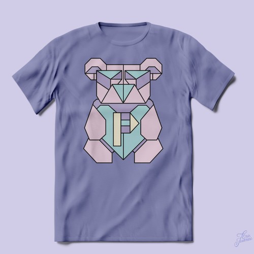 Origami logo with the title 'A cute logotype for an origami artist'