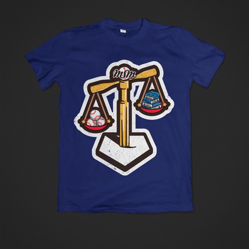 Baseball t-shirt with the title 'Kids Baseball T-Shirt'