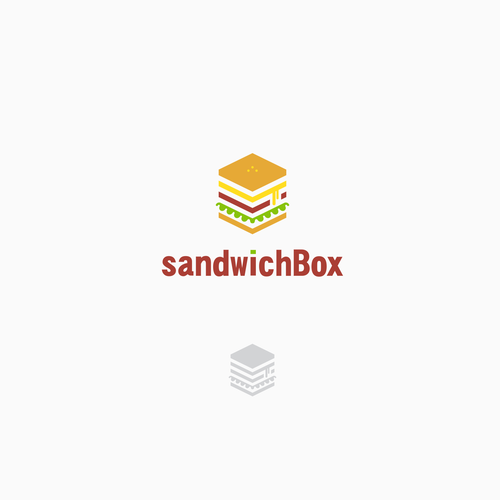 Box logo with the title 'sandwichbox logo '