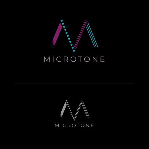 Music brand with the title 'Proposed logo'