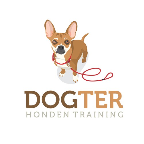 Training logo with the title 'Dogter Honden Training logo'