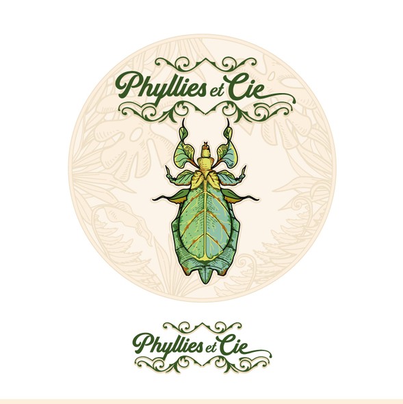 Rainforest design with the title 'Phillies et Cie'