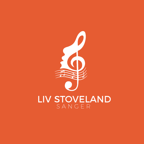 Singer logo with the title 'Singing coach logo'