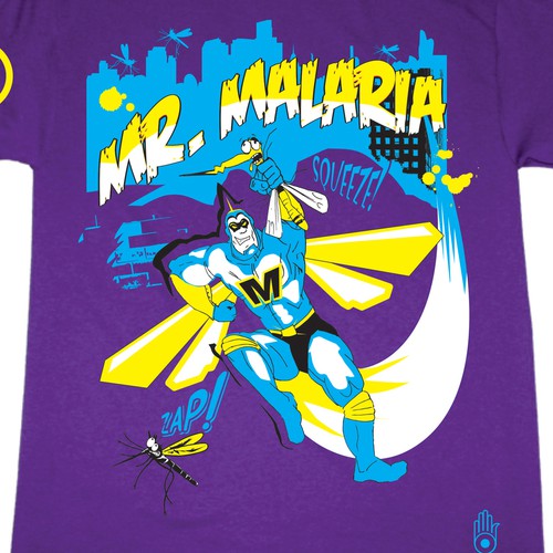 Streetwear t-shirt with the title 'Help Tropicare with a new t-shirt design for a good cause #malaria'
