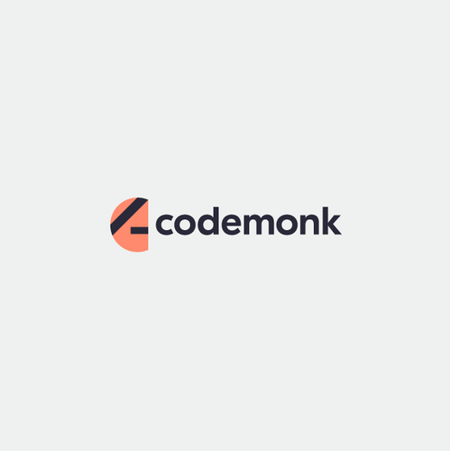Code design with the title 'Codemonk Logo'