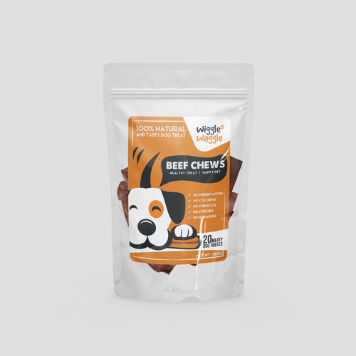 Dog treat clearance labels