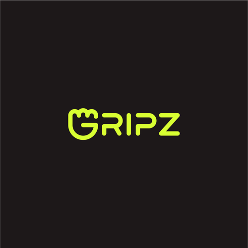 Cool design with the title 'Fun and cool logo for fitness product: GRIPZ'