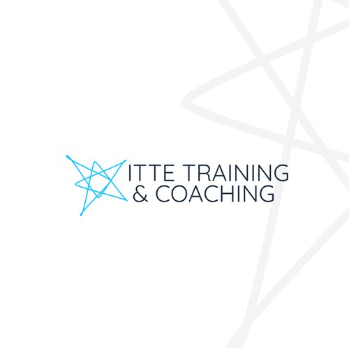 Bra design with the title 'Coaching and training logo'