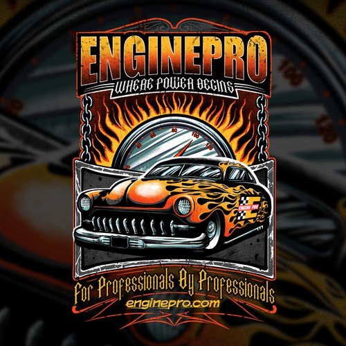 Business t-shirt with the title 'ENGINEPRO'