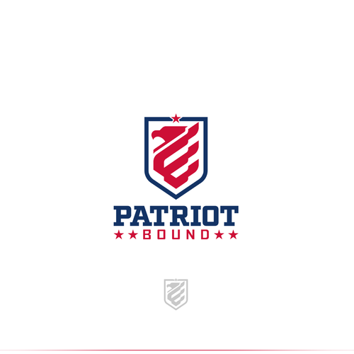 Military design with the title 'Logo design for Patriot Bound'