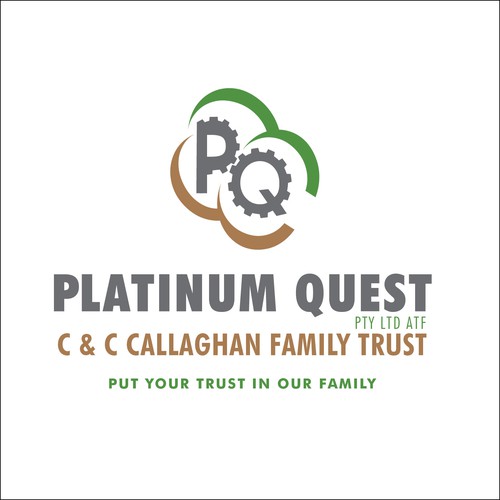 Land design with the title 'Earth Moving Logo Concept'