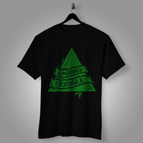 Emerald design with the title 'Emerald triangle'