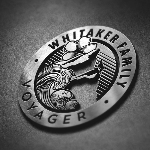 Beach logo with the title 'VOYAGER'