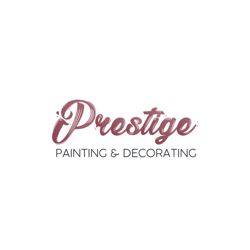 Prestige logo with the title 'Prestige (painting and decorating company) Logo Design'