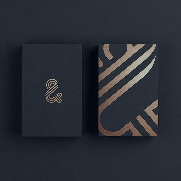 Ampersand design with the title 'Simple, sophisticated logo design with an Ampersand "&"'
