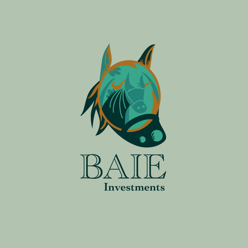 Easy to draw logo with the title 'Logo for BAIE investments'