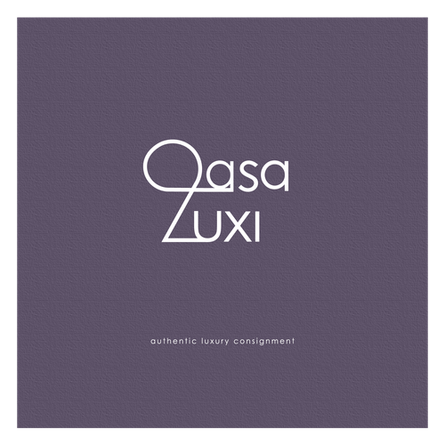 Name logo with the title 'Fashion, trendy logo'