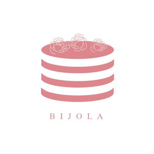 Pastry logo with the title 'Logo for Bijola Cakes'