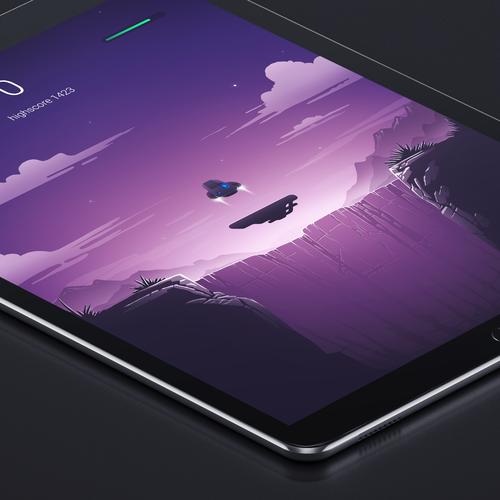 2-dimensional design with the title 'Ios game'