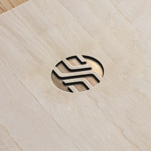 Abstract logo with the title 'Wilder & May (logo design)'