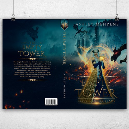 Magic book cover with the title 'The Empty Tower'