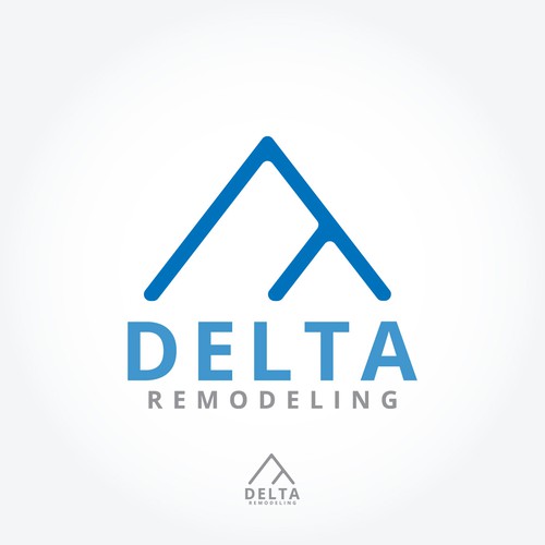 Neutral logo with the title 'Delta Remodeling'