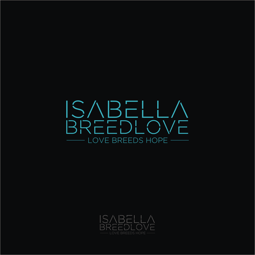Entertainment brand with the title 'Isabella logo concept'