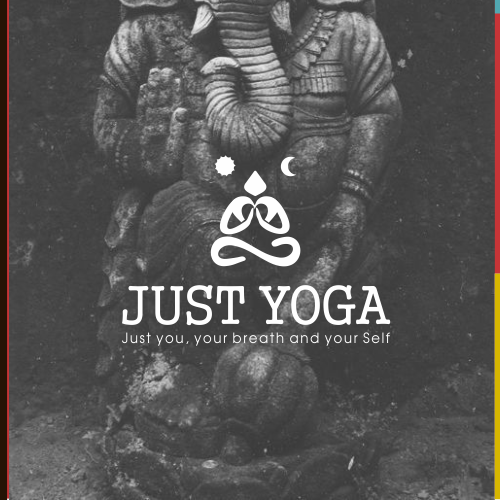 Sun brand with the title 'JUST YOGA'