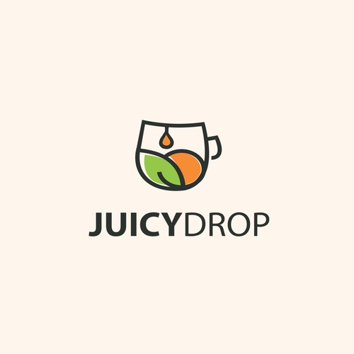 Juice brand with the title 'juicy drop'