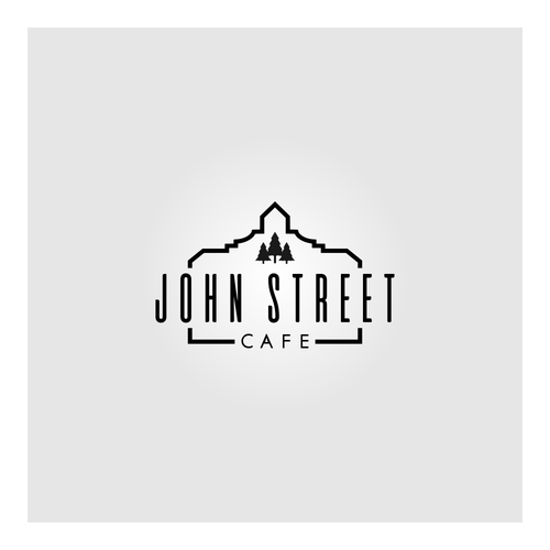 Bistro design with the title 'John Street Cafe'