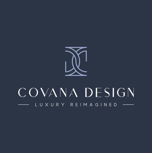 Residential logo with the title 'Covana Design - Logo Design'