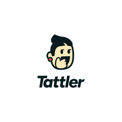 Cheeky design with the title 'Logo for Tattler'